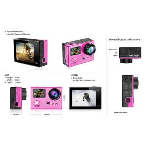 Factory price newest camcorder HD Sony sensor 4k camera H8 remote control sports