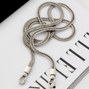 detachable strap Bag chain strap flat chain non-fading metal shoulder strap