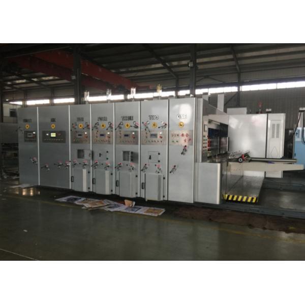 Buy Automatic Cartons Flexo Printer Slotter Machine With Lead Edge Feeding at wholesale prices