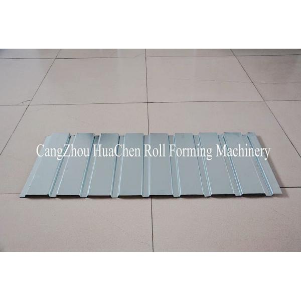 5.5 Kw Metal Wall Panel Roll Forming Machine C r 12 Cutting Blade with Hydraulic Cutting