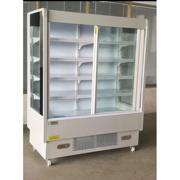 Supermarket fruit shop vegetable shop preservation display commercial with door curtain cabinet 0