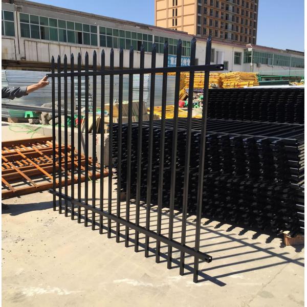 Diplomat Fencing Panels 1800mm x 2350mm Crimped Spear 25mm picket