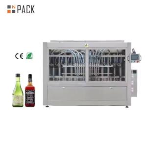Automatic Piston Pump Glass Bottle Vodka Filling Machine Vodka Production Line