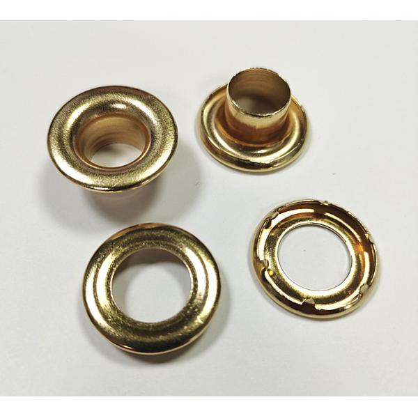 Factory Wholesale Thickened High Quality Brass Metal Eyelet With Prong Tent Canvas Clothing Eyelet