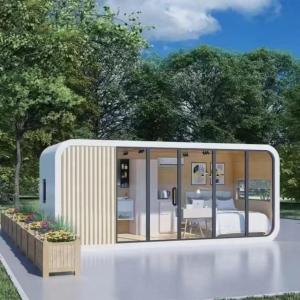 Economic Prefab Prefabricated Apple Cabin Container House Soundproof Meeting