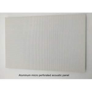 Non-combustible Seamless Metal Ceiling Microperforated Acoustic Panel Soundproof