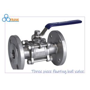 Fire Safe 3 Piece 3˝ 2500LB Industrial Metal Valves