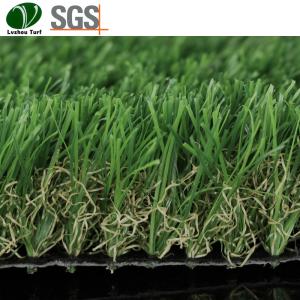 Decorative Plastic Lawn Grass Sbr or Pu Backing Glue 18900 Stitches Every Sqm
