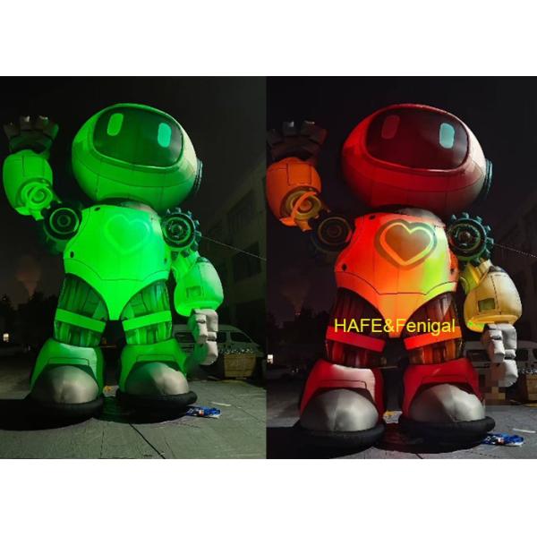 Customized 6 Meter Tall Inflatable Robot For Environmental Protection Or Tech