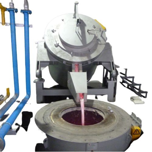 Buy 5000kgs Regenerative Melting Holding Crucible Furnace For Aluminum Ingot at wholesale prices