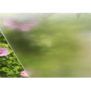 Mistlite Patterned Tempered Glass , Ultra Clear Low Iron Toughened Glass