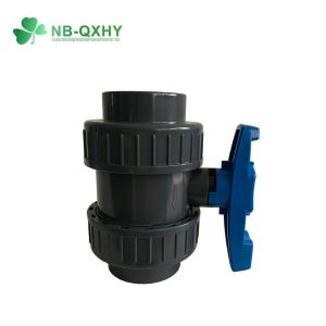Water Supply Plastic Fixed Ball Valve with QX Structure Double Union Ball Valve