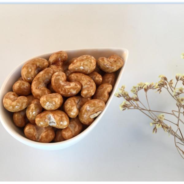 Kosher/Halal Certified Soy Sauce Coated Roasted Cashew Nut Snacks Healthy Food