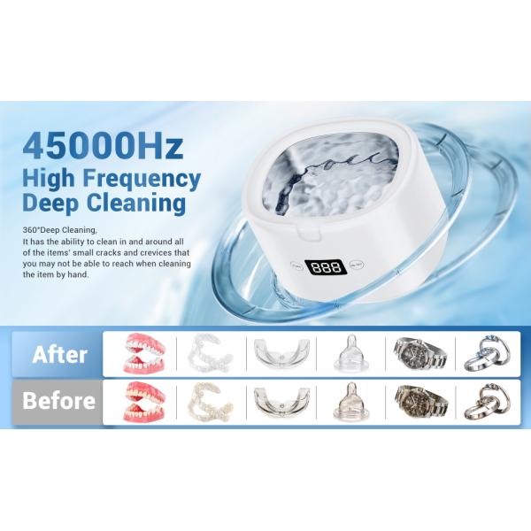 UV LED Light Ultrasonic Jewelry Cleaner