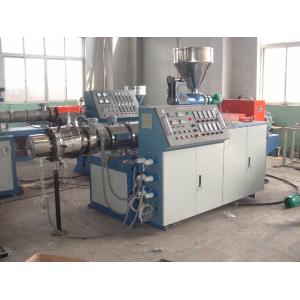Double Screw Extruder Pvc Pipe Extruder Machine Plastic Pipe Manufacturing