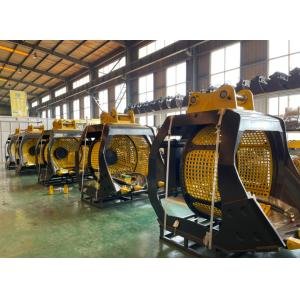 High Quality Excavator Attachment Sand Soil Screening Bucket Rotary Screening