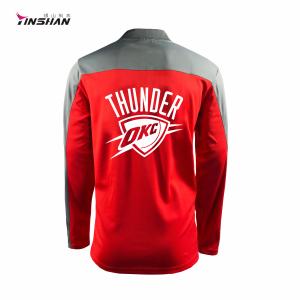 Comfortable Long Sleeve Men's Polo Shirts Personalized Printing Design for