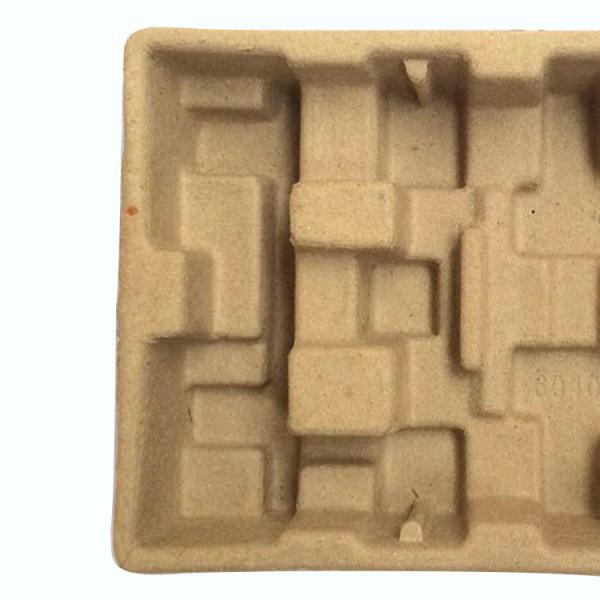 Factory Sale Molded Pulp Tray Packaging Recycled Pulp Paper Packaging For Electronics