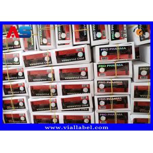 Adhesive Vinyl Glass Injection Peptide Bottle Labels , Injection Peptide Bottle