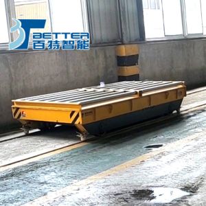 Industrial Electric Transfer Cart for Rails, 1 Ton Capacity