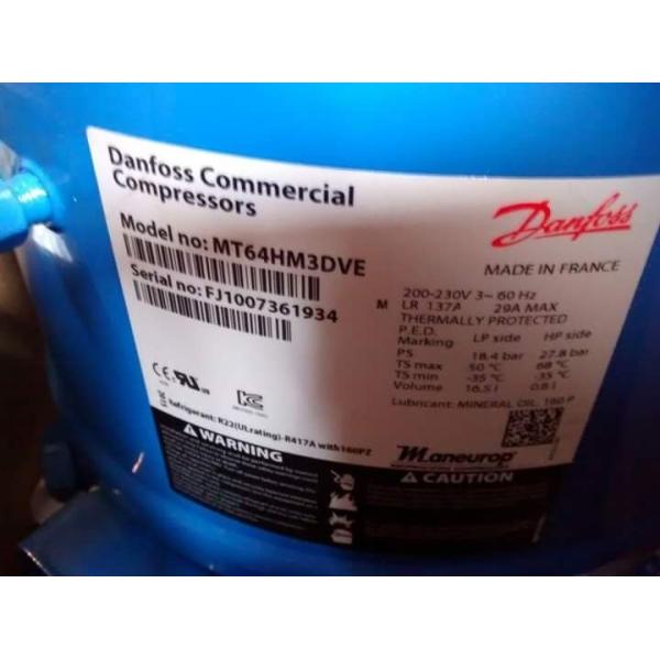 R22 Maneurop Hermetic compressor MT64HM3DVE France Maneurop Piston Reciprocating