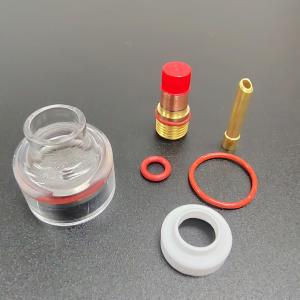 WP-17/18/26 Champagne 3.2mm Tig Nozzle Large Kit with Adapter For TIG Welding Quartz