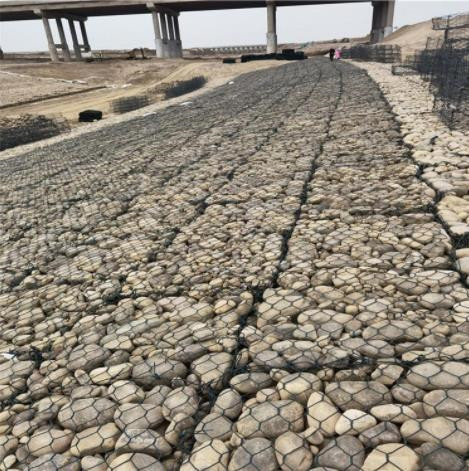 Buy Rust Proof Galvanized Hexagonal Gabion Basket Galfan For Seawall Protection at wholesale prices