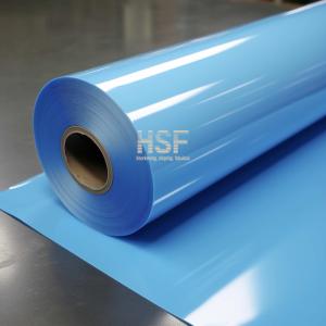 120uM Opaque Blue PE Release Film Roll Silicone UV Cured