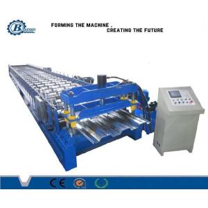 Accurate Cutting Floor Deck Roll Forming Machine For Precise Length Control