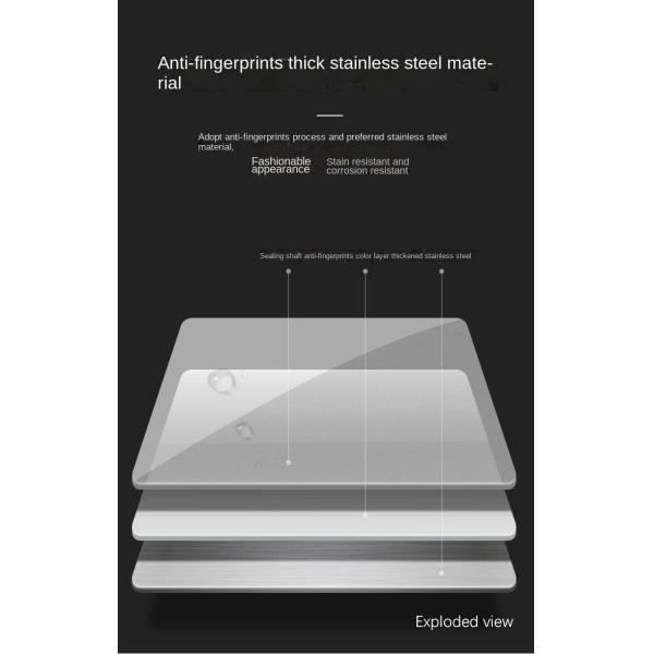 Household 10L Lobby Garbage Cans Stainless Steel Pedal Garbage Can