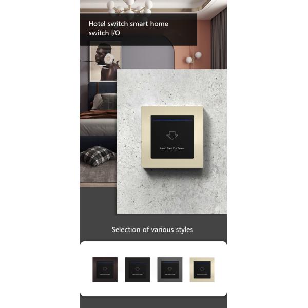 Dry Contact Energy Saving Switch Power Supply 12VDC Bronze / Black Color