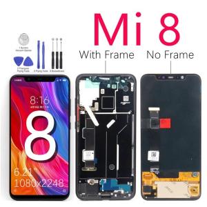 Xiaomi Mi 8 LCD Display Screen Replacement with Frame without Frame For Xiaomi