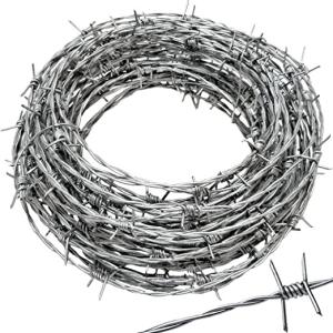Anti Alkali Military Security hot dipped galvanized Barbed Wire Fencing
