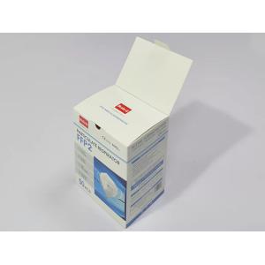 Male and female adult universal folding half mask FFP2 mask , 5 Layers White or