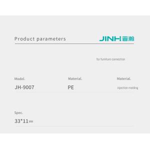 33*11mm Size Plastic Half Moon Bed Washers Furniture Fixing Half Moon Threaded