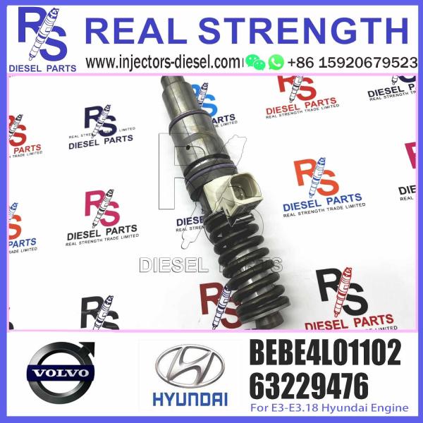 Diesel Fuel Injector BEBE4L01002 BEBE4L01102 For HYUNDAI L Engine Parts 33800-84710 fuel injector repair kit