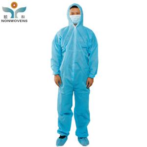 Quality Breathable and Waterproof Disposable Microporous Protective Coveralls for sale