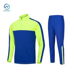 Lightweight Durable Custom Soccer Jersey Mens Football Training Tracksuit With