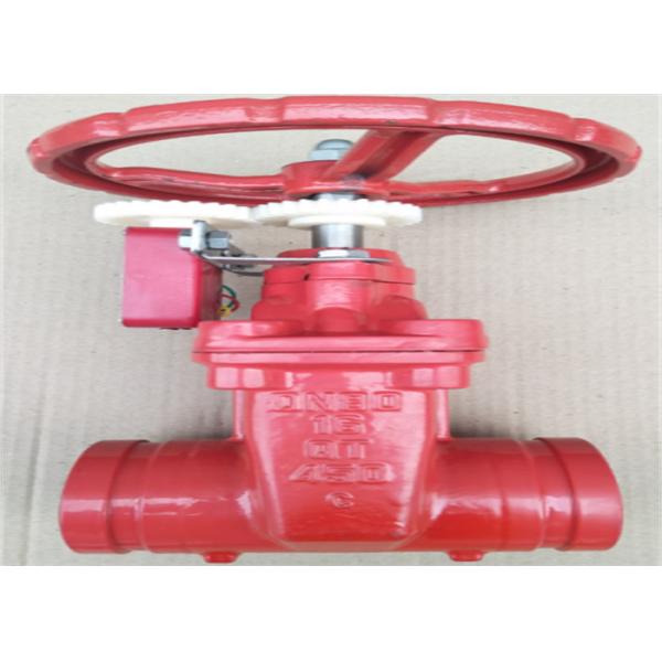 Buy Handwheel Gate Fire Protection Valves 1.6 Mpa Card Slot Non Rising at wholesale prices