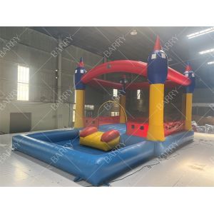 Commercial Inflatable Jumping Castle Cartoon Combo Bounce House With Slide