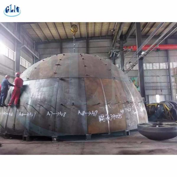 Buy Larger Specification Segmented Hemispherical Tank Head 32mm Thickness at wholesale prices