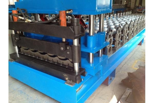 0.3-0.8mm PPGI Galazed Tile Roof Panel Roll Forming Machine Cut to length