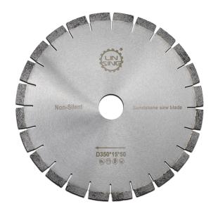 High Frequency Brazed Diamond Cutting Segment Saw Blade D350mm for Porcelain
