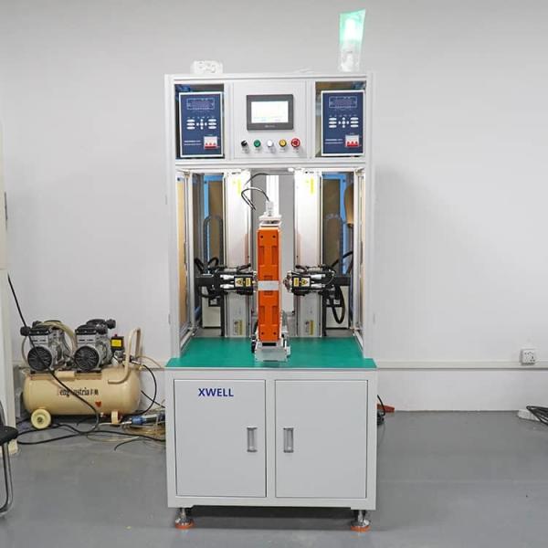 Automatic Double Side Spot Welding Machine For 18650 26650 32650 Cylindrical