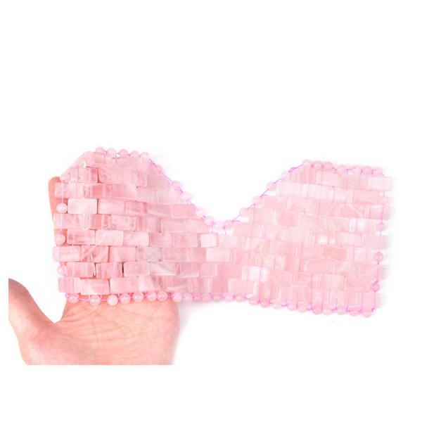 Buy 25cm Pink Natural Stone Eye Jade Sleep Mask Wrinkle Remover at wholesale prices