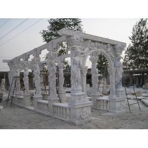 Stone gazebo for garden