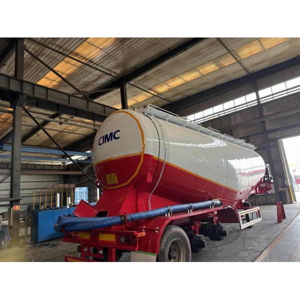 Buy Customizable Iron CIMC Powder Tanker Trucks Cement Transportation at wholesale prices