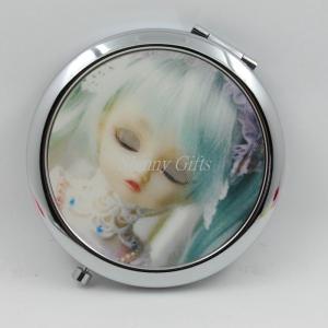 Shinny Gifts Cheap Wedding Gift Favor Cosmetic Mirror Metal Portable Mirror