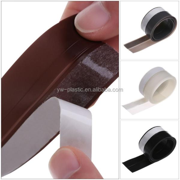 2.8cm/3.5cm Height Door Draft Stopper in Black for Under Door Seal Recommended