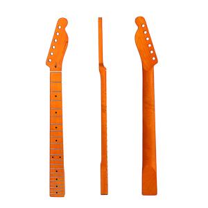 Darker Orange TL Electric Guitar Neck Maple Matte Finish 22 Fret Guitar Neck